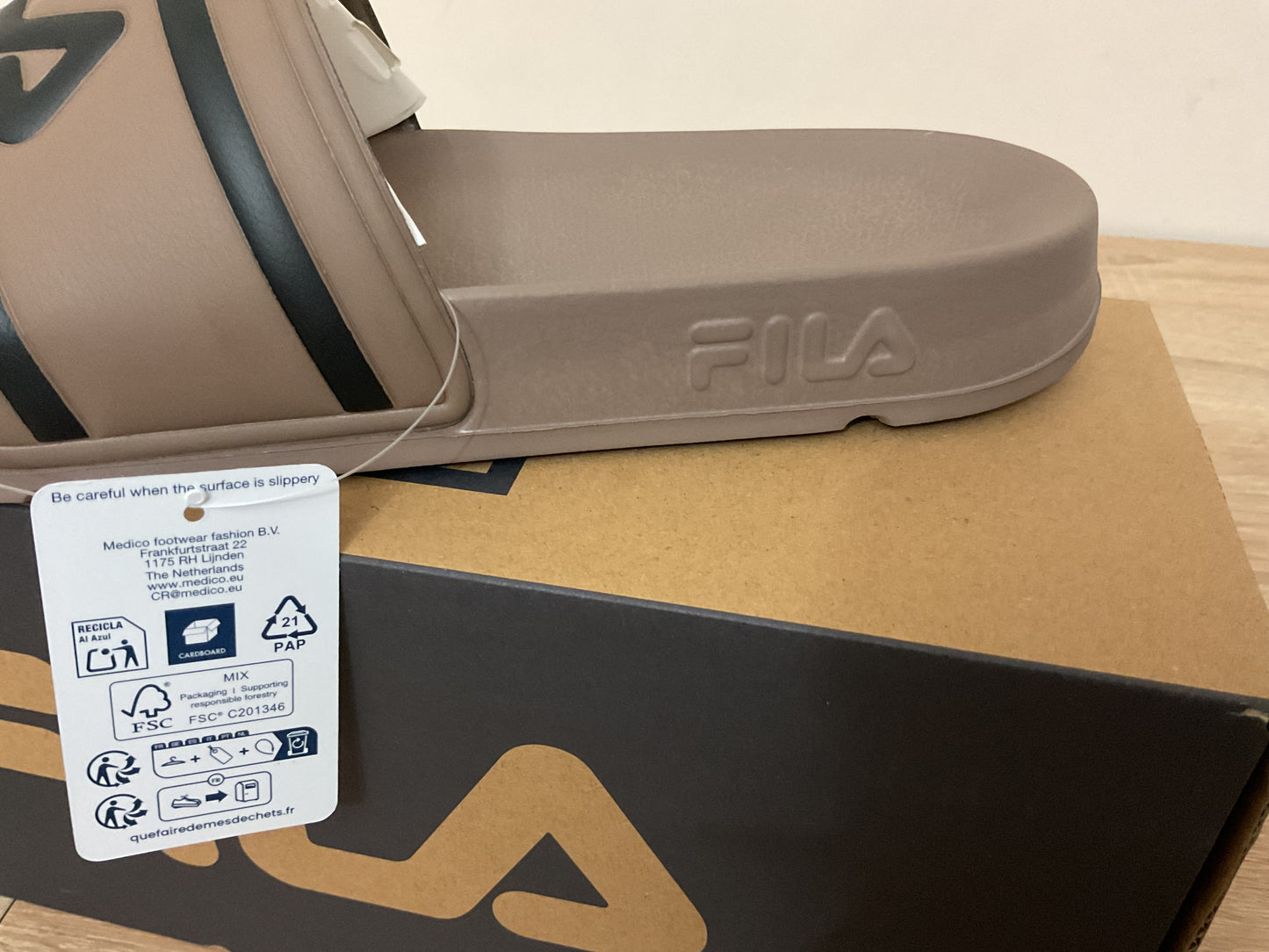 Ciabatta Fila Morro Bay Slipper grigio